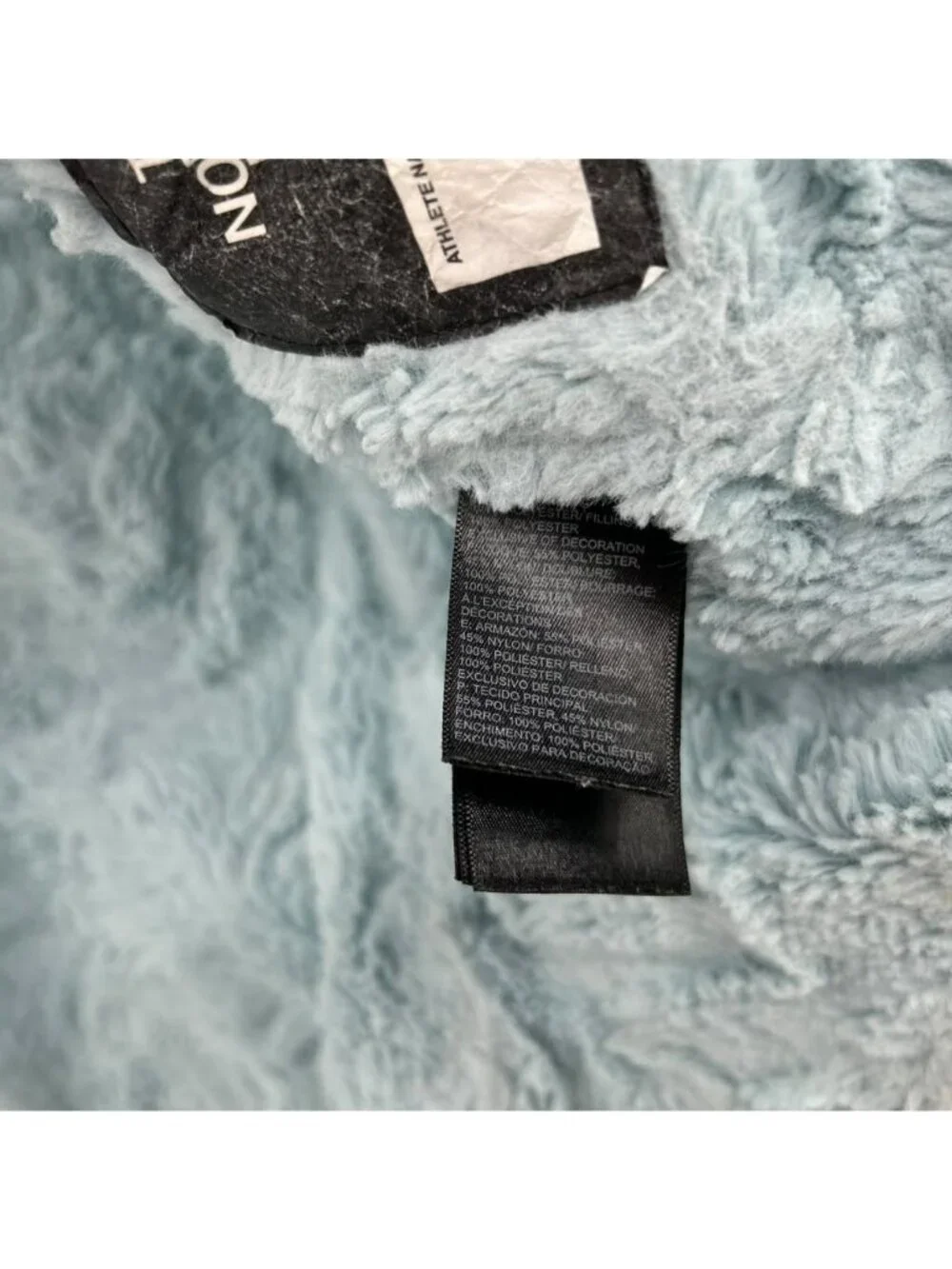 The North Face Mossbud Swirl Parka Girl's XXS Gray & Starlight Blue Full Zip